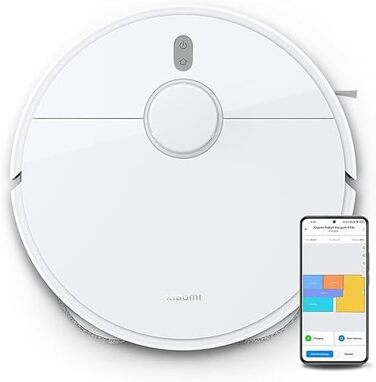 Робот-пилосос Xiaomi Robot Vacuum S10 (потужність всмоктування 4000 Па, час автономної роботи до 120 хвилин, резервуар для пилу 45