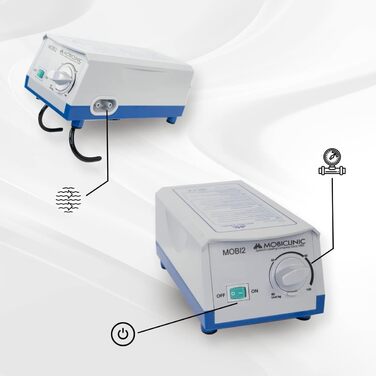 Протипролежневий матрац, Mobi 2, Для пролежнів I та II ступеня, Зі змінним повітрям, Самонадувальний надувний матрац, Повітряна подушка, 200 x 86 см, 9,5 см, 20 комірок, Колір синій