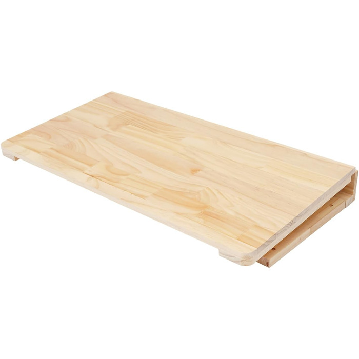 Настінний розкладний стіл, соснова деревина, розкладний верстак, плаваючий стіл для балкону, офісу, ванної кімнати, каравану, складу (80 * 50 см) 80*50 см