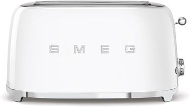 Тостер Smeg TSF02WHEU білий, металевий