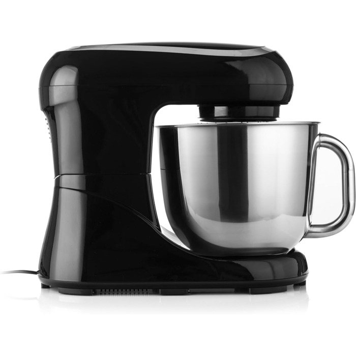 Планетарний кухонний комбайн Lehmann з чашею з нержавіючої сталі 5 л Багатофункціональний міксер 2200 Вт 6-швидкісна тістомісна машина Включаючи кришку для бризок, гачок для тіста та віночок