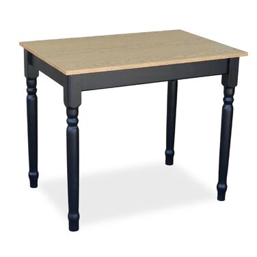 Дерев&39яний обідній стіл 90x60 см Компактний та стійкий З декоративними ніжками Для 2 осіб Невеликий кухонний стіл Скандинавський дизайн Стільниця Світлий дуб, 90 см x 60 см