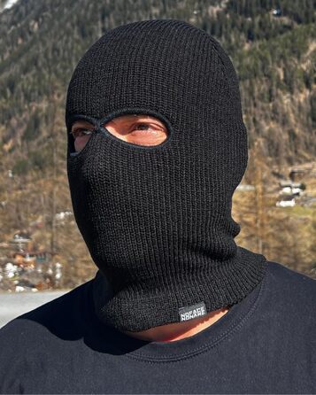 Балаклава та шапка PGWEAR Troublemaker 2 в 1 Чорний Білий Червоний Синій Жовтий Зелений Рожевий Сірий Оливковий Камуфляж Балаклава Маска Шапка Ультрас Лижні Хулігани Один розмір Чорний