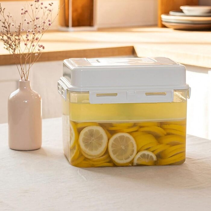 Контейнер для ферментації кімчі CCYLEZ 5 л, контейнер для зберігання халапеньйо з герметичною кришкою, контейнер для зберігання вдома, контейнер для ферментації огірків