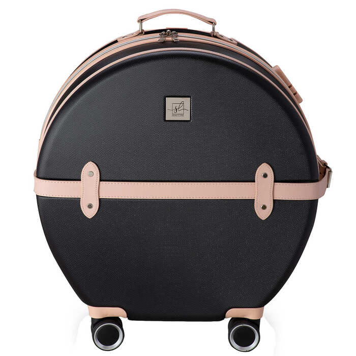 Валіза Semi Line 20' (S) Black/Pink Cream (T5671-2)