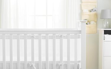 Дихаюча сітчаста підкладка Baby Airflow, біла, 4-стороннє дитяче ліжечко