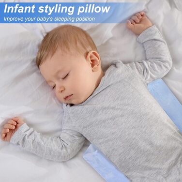 Позиціонуюча подушка, клиноподібна подушка 43x10x10 см, регульована, подушка з боковою підтримкою, знімна позиціонуюча подушка, ватний диск зі спинкою, подушка для сну на боці з антискочуванням, синя