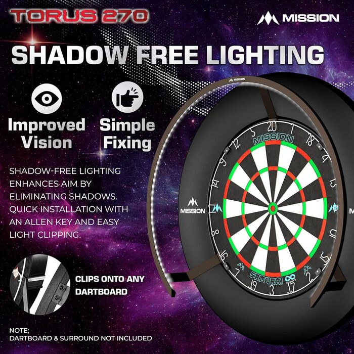 Світлодіодна система освітлення Mission Darts TOR270 Torus 270
