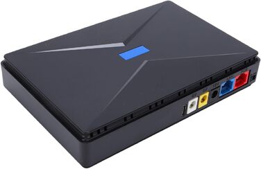 Міні-UPS для роутера/модему, 10400 мАг, резервне живлення з кабелем DC 5.5 x 2.1 мм, інтелектуальний індикатор, захист від короткого замикання для камер відеоспостереження та на випадок відключення електроенергії (Євроштекер)