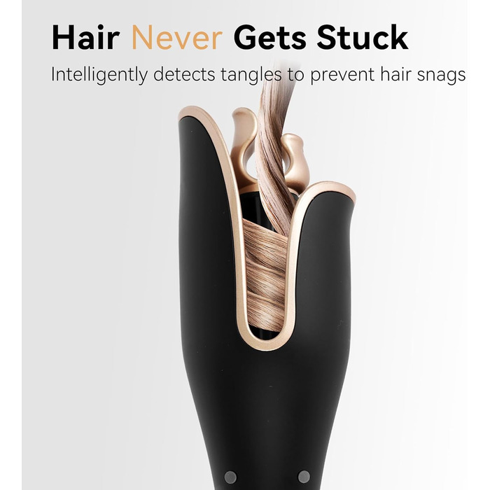 Інноваційна автоматична плойка для будь-якого віку Настінна плойка для завивки постільної білизни (Чорне золото)