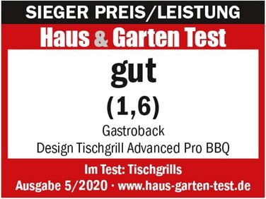 Дизайнерський настільний гриль Advanced Pro BBQ - Електричний настільний гриль 2300 Вт 1500 см велика поверхня гриля - Легке очище