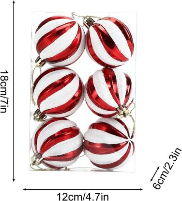 Ялинкові кульки 6 шт Generisch