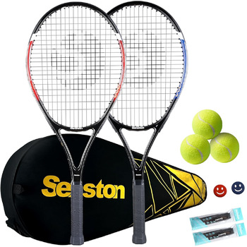 Тенісний набір Senston для дорослих – 2 ракетки, 3 м’ячі, амортизатори