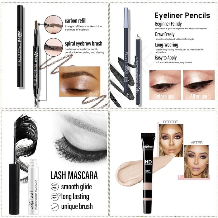 Набір косметики MKNZOME Schminkkoffer (36 предметів)