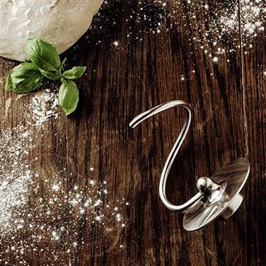 Аксесуари для тіста Kitty Professional Dough Hook з нержавіючої сталі Dough Whip, сумісні з кухонним комбайном KitchenAid Кухонні гаджети Аксесуари для випічки Миска для змішування 4,3/4,8 літрів можна мити в посудомийній машині, спіральний гачок