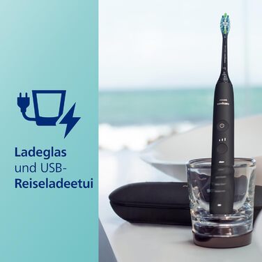 Електрична зубна щітка Philips Sonicare DiamondClean 9000 Sonic із додатком (модель HX9911/09)