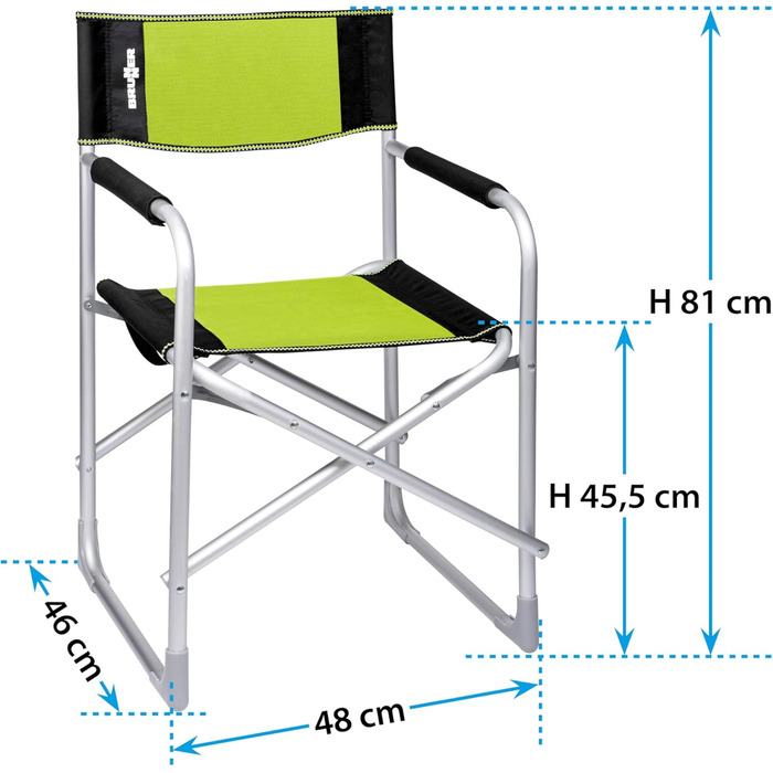 Крісло BRUNNER Regista Captain Green/Black