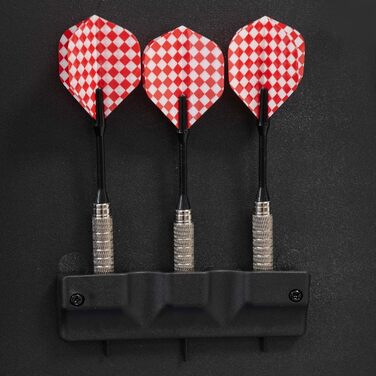 Електронна мішень для дартсу Karella CB-90 у корпусі, з 38 іграми та 211 варіаціями, точні турнірні розміри, 2-лункова конструкція, включаючи 12 м&39яких дротиків