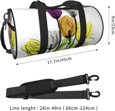 Прозора спортивна сумка-дорожня сумка Тюльпан для чоловіків та жінок