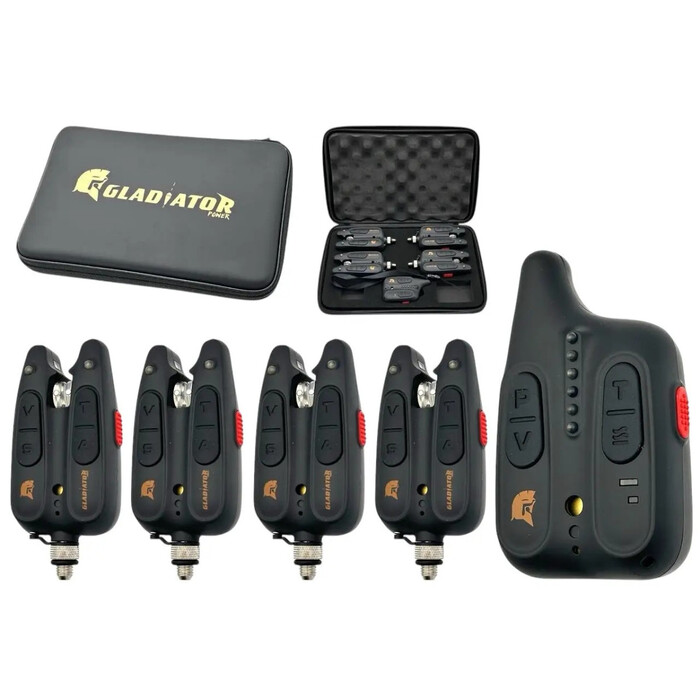 Набір сигналізаторів GLADIATOR RF1118 4+1 Black з пейджером