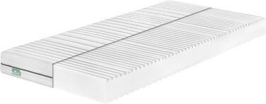 Матрац Mattress Hero Wellness Ергономічний 7-зонний матрац з холодної піни Рівень жорсткості 3 (H3) 80-100 кг Сертифіковано Oeko-Tex Висота 18 см 90 x 200 см, рівень жорсткості 3