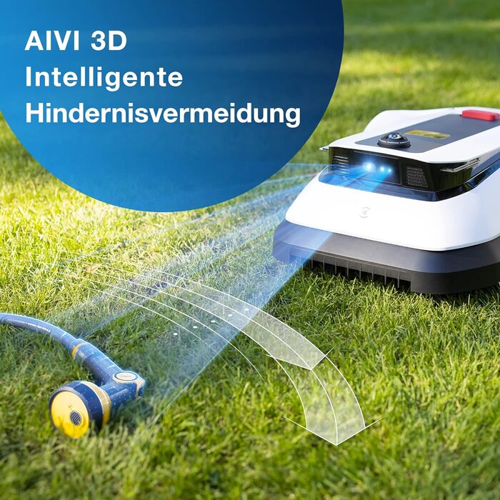 Роботизована газонокосарка ECOVACS GOAT G1 без обмежувального дроту для садів площею до 1600 квадратних метрів (AIVI 3D обхід пере