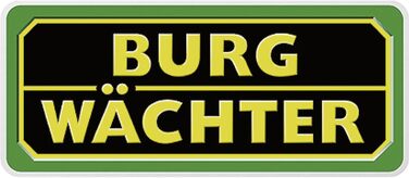 Замок Burg-Wchter з ключем підсвічуванням та сталевим тросом (150 см)