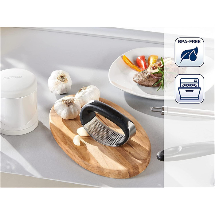 Прес для часнику, коромисло для часнику з нержавіючої сталі, можна мити в посудомийній машині, прес для часнику, інноваційний диза