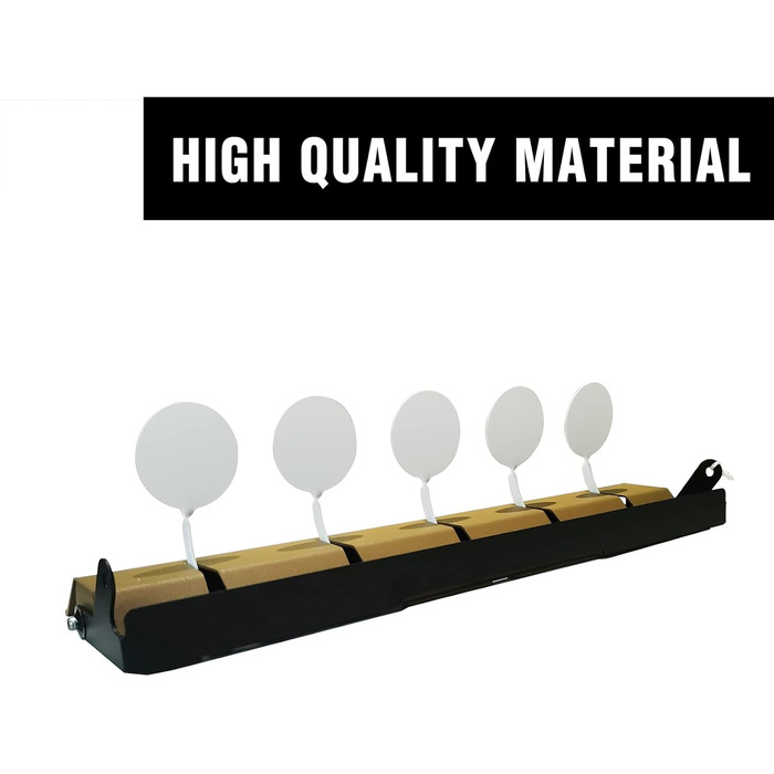 Металева підставка для мішеней ATFLBOX з 5 сталевими пластинами для страйкбольних пневматичних гвинтівок