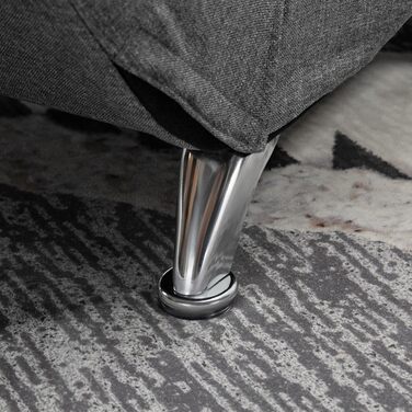 Шезлонг HOMCOM для відпочинку з 5 режимами масажу, поперековою подушкою, функцією підігріву, бічною кишенею, пультом дистанційного керування, імітацією льону, темно-сірим