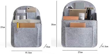 Органайзер для рюкзака з повсті OYUEGE, міні-органайзер для рюкзака, невеликий роздільник для рюкзака, гаманець, легкий нейлон, су
