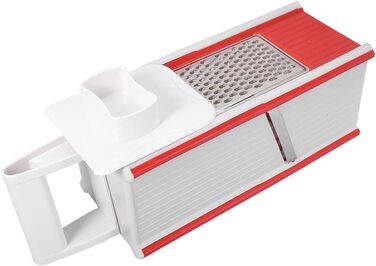Кухонна терка HOLABONITA, Терка для кухонної коробки Терка для овочів Багатофункціональна терка ABS Лезо з нержавіючої сталі для побутових кухонь Кухонна терка Подрібнювачі