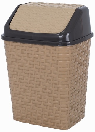 Контейнер для сміття Violet House 0752 Ротанг BEIGE 10 л (6907663)