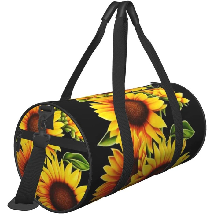 Дорожня сумка-мішок з соняшниками, унісекс, спортивна сумка