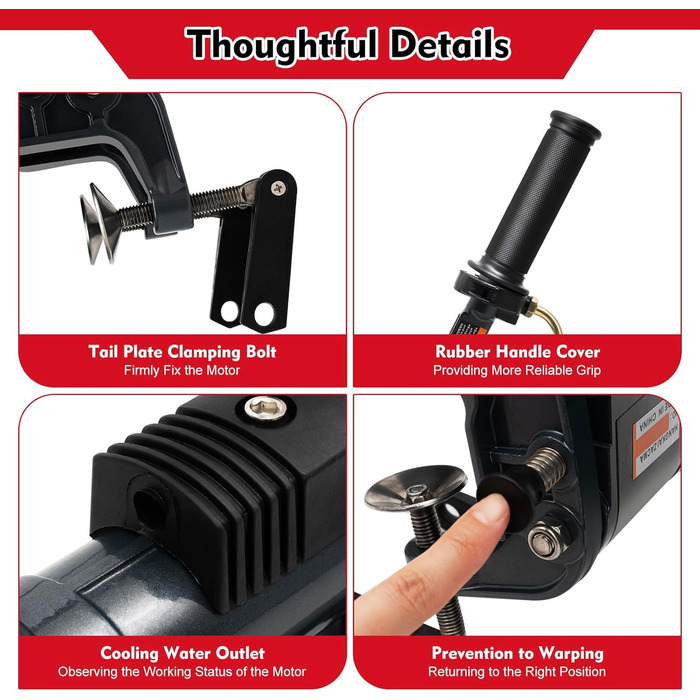 Тактний підвісний човновий мотор, підвісний човновий мотор, бензиновий підвісний мотор, 2,5 кВт та 3,5 к.с., швидкість 5000 об/хв, підходить для надувних човнів, рибальських човнів, вітрильних човнів, запчастин для підвісних моторів, 2-