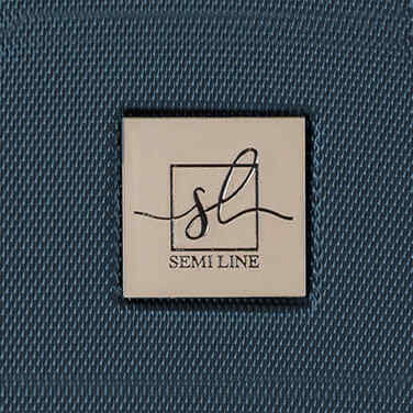 Валіза Semi Line 20' (S) Blue/Brown (T5672-2)