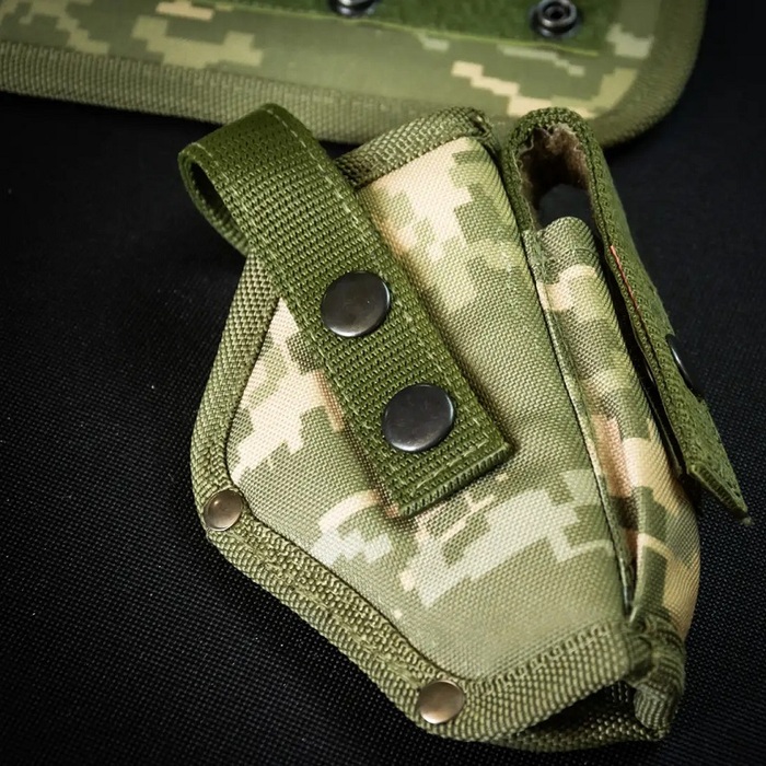 Кобура на стегно для ПМ кордура Kirasa піксель(Арт.KI281)