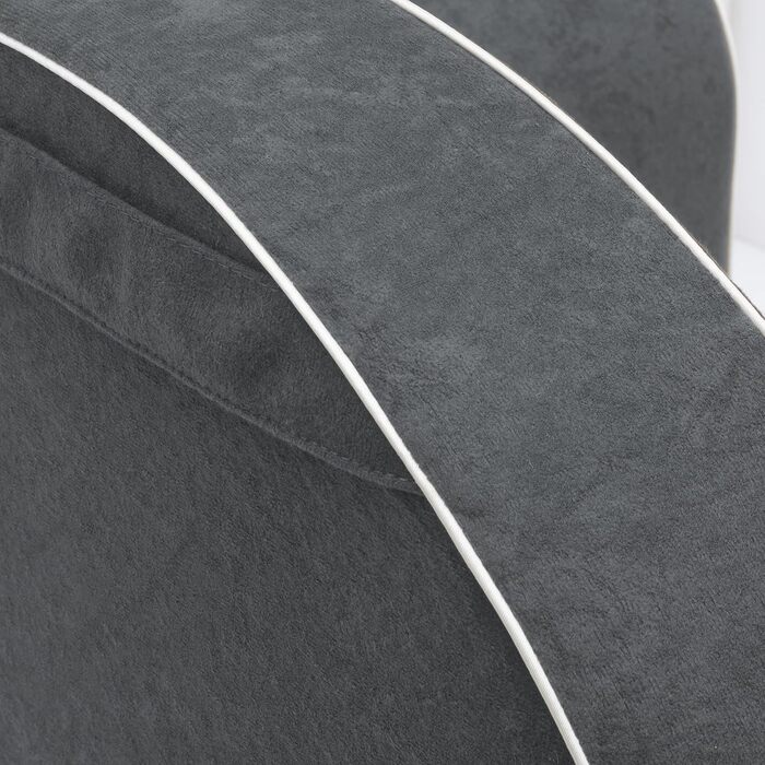 Дитяче крісло від 1 року - Дитяче крісло - Міцне, зручне, виготовлене з пінопласту - зі знімним чохлом, який можна прати - Ідея подарунка, подарунок на 1-й день народження для дівчаток та хлопчиків - Сірий