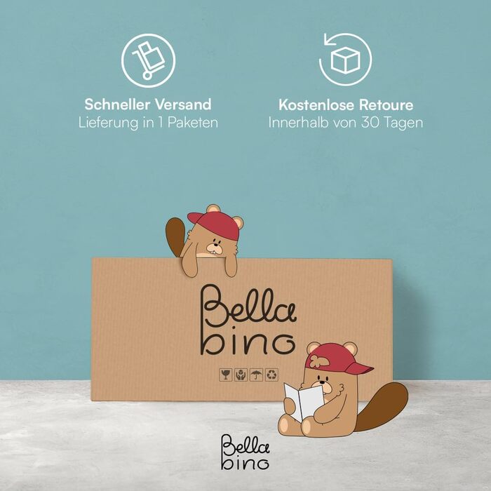 Дитячий комплект меблів Bellabino Aki - Комплект дитячих меблів з 3 предметів - Дитячий стілець/приставний столик 2-в-1 з натурального дерева - Двостороння лавка Монтессорі з берези - Дитячий комплект меблів для приміщень - Дитячий стіл зі стільцем (1 лав