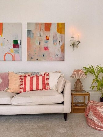 Пуф Beliani, пуф, рожевий, світло-рожевий, бохо, кочі