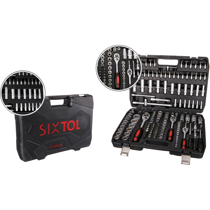 Набір інструментів TOOL SET 171, набір головок 17