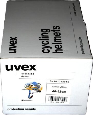 Дитячий велосипедний шолом Uvex унісекс 46-52 см пустеля