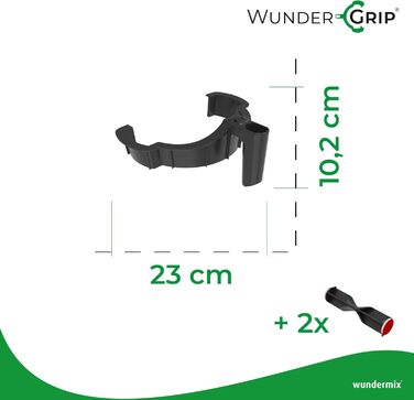 Ручка однією рукою WunderGrip для Monsieur Cuisine Connect, Trend Знімна ручка Практична ручка для змішування чаші Керування однією рукою, виготовлена з пластику