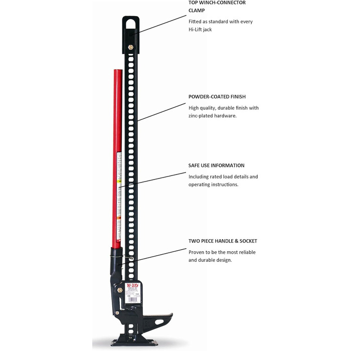 Домкрат Hi-Lift HL-364 литий сталевий 91,4 см 36 - дюйм