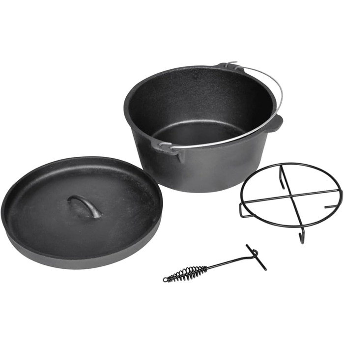 Голландська піч 9QT Гриль горщик жаровня чавунний горщик для каміна