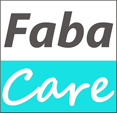 Туалетне крісло FabaCare Kakadu, мобільне крісло для душу, туалетне крісло колісне, інвалідне крісло з туалетним відром, велике, ширина сидіння 50 см, зі спеціальним герметиком FabaCare, який легко чистити Ширина 50 см