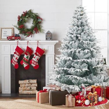 Штучна ялинка з ефектом сніжка 210 см Cityjoy