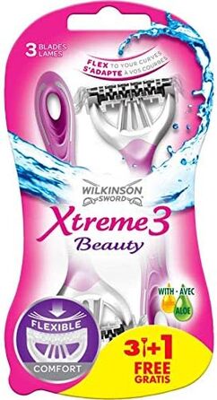 Одноразова бритва Wilkinson 7000712C Xtreme 3 Beauty, 4 шт. и в упаковці, 2 упаковки