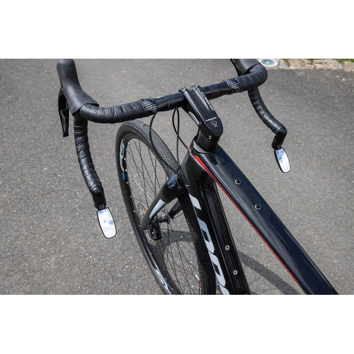 Набір дзеркал заднього виду ZEFAL Pack Spin 15 для шосейного велосипеда, складні дзеркала на рулі комплект із двох дзеркал заднього виду для велосипедів, які можна використовувати з обох боків (ліворуч або праворуч), з ударостійким дзеркалом, чорного коль