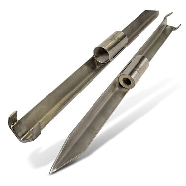 Тримач для вудки Black Cat Premium з нержавіючої сталі, аксесуар для ловлі сома, лавка для риболовлі, різні, 0,85 м, одинарний